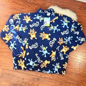 Bluey Adult Oversized Character Sweatshirt